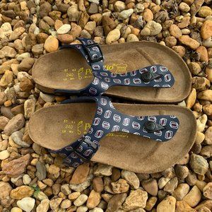 Birkenstock Size 6 Printed Papillio Sandal Thong excellent condition